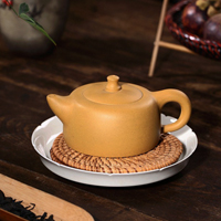Golden Duanni Yixing Teapot Purple Clay Tian Ji Handmade 240ml